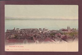 NEUCHÂTEL et les Alpes - CPN
