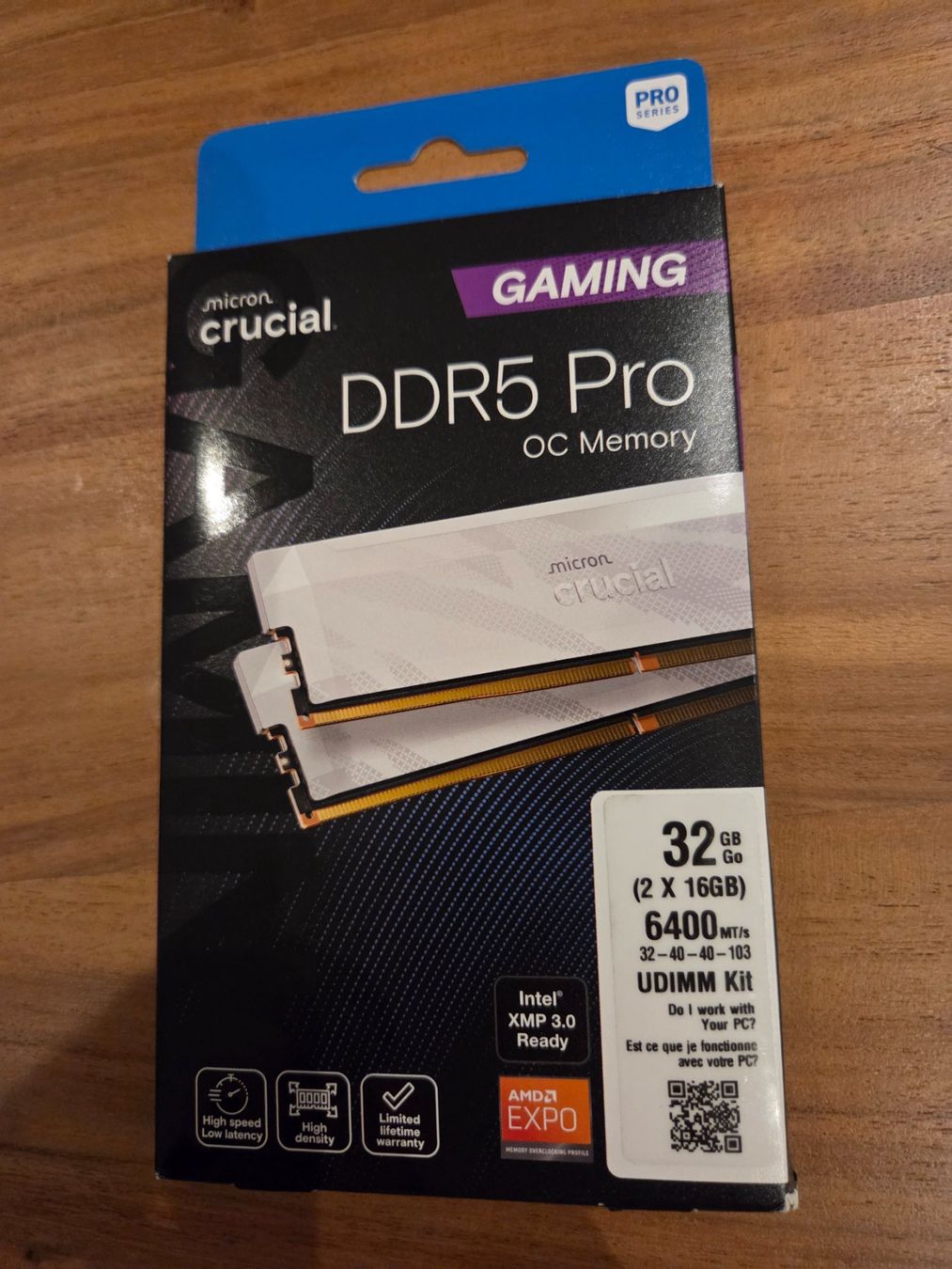 Crucial Memoria / RAM: Mémoire vive Crucial DDR5 – Nuovo e nell'imballaggio originale da Cortaillod venduto da ioi_7rq6