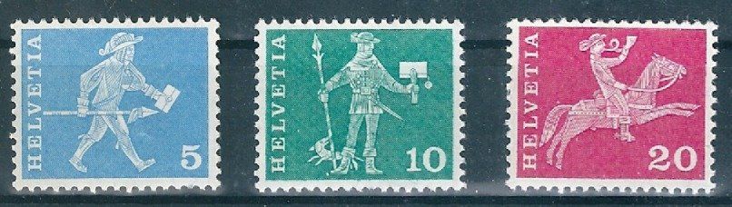 Tutti i francobolli: Rollenmarken ** 355R.01; 356R.02; 358R.02 – Usato da Belmont-Lausanne venduto da ZarRomanoff 1