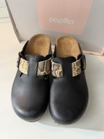 Papillio sabots cuir noir taille 38 