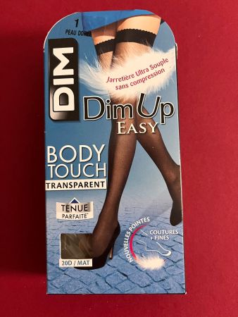 Halterlose Strümpfe, DIM Up Easy, Grösse 1 (S),  Peau Dorée