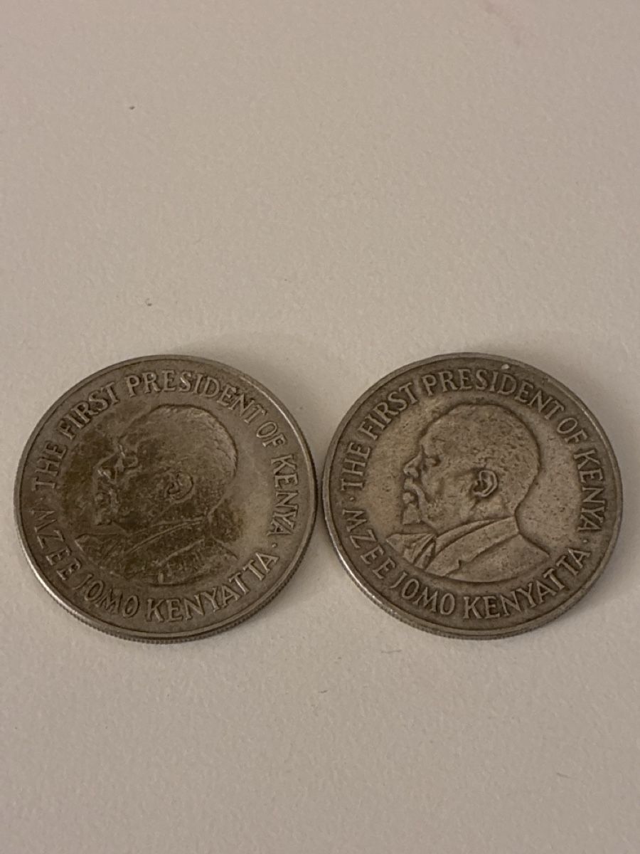 Tutti le monete: Nr. 53: 2 x 1 Schilling, Kenia, 1973 – Usato da Burgdorf venduto da Yakari5165 1