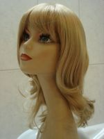 Elegante blonde Perücke
