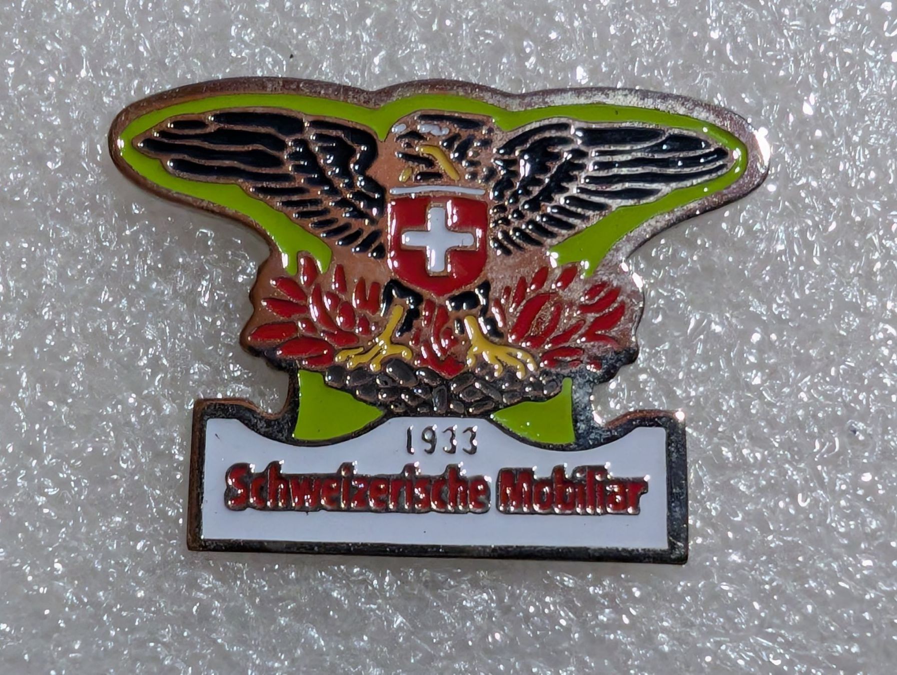 Placchette & Badge: Ansteckpin 273: Schweizerische Mobiliar – Usato da Oppligen venduto da Pin-Fall-Shop