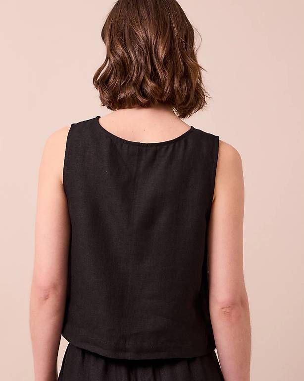 Top: Beyond Nine Esme Leinen Top – Usato da Winterthur venduto da Veman 1