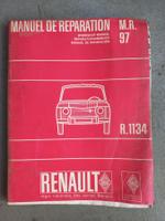 Oldtimer Renault Werkstatthandbuch Renault R8 / R 8 , R1134
