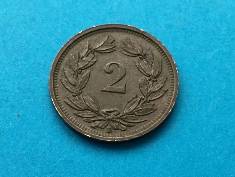 Tutti le monete: 2 Rappen 1941 VZ ungereinigt – Usato da St. Margrethen SG venduto da alfapeugeot10 3