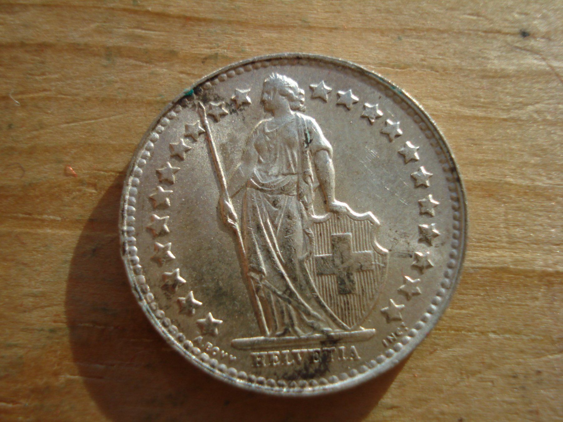 Tutti le monete: (S) 1/2 Franken 1952 STGL – Usato da Erlach venduto da Net-Coins 1