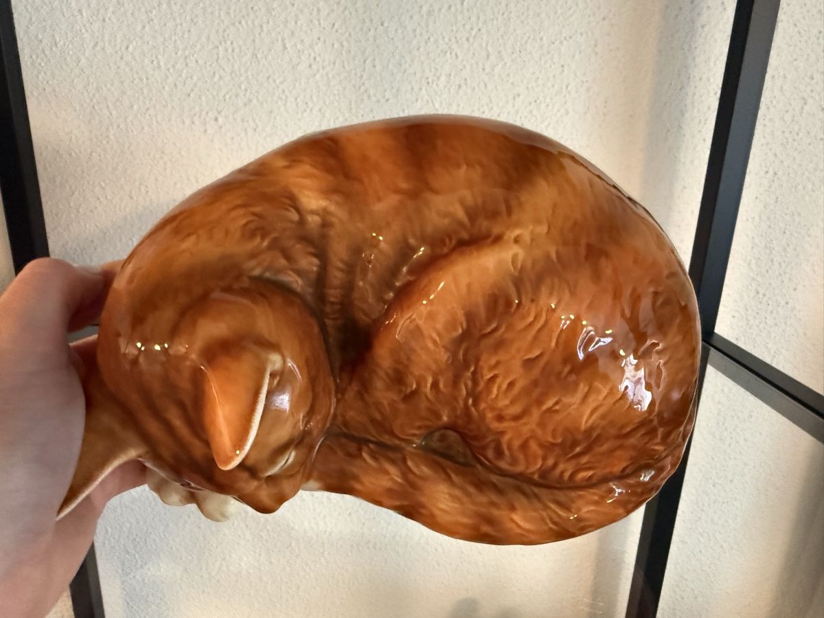 Figuren: Goebel Katze rot liegend – Neu (gemäss Beschreibung) aus Luzern von Collie_Bel 2