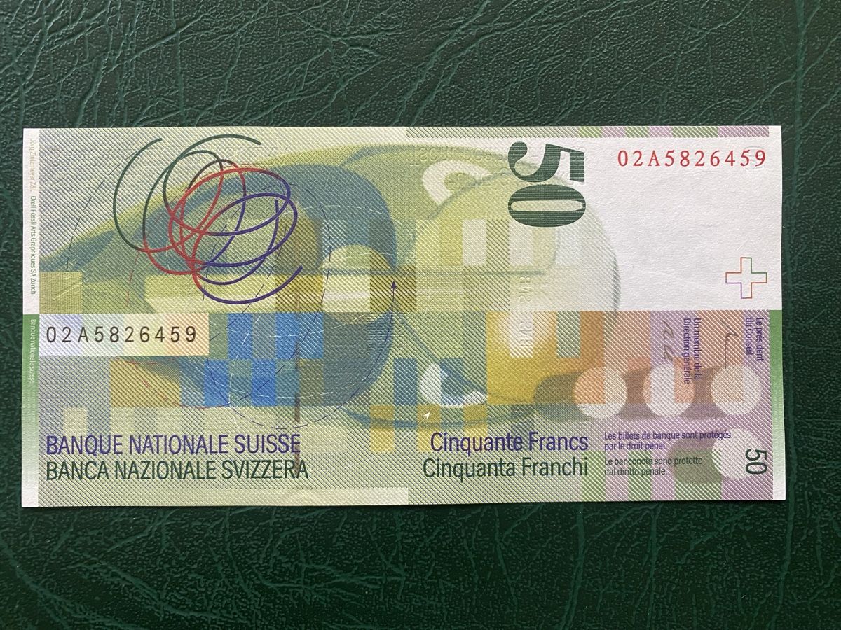 Billets de banque: 50 Franken Schein 2002 Top Zustand – Neuf (Voir description) à Thörishaus par luc_nsv9 1