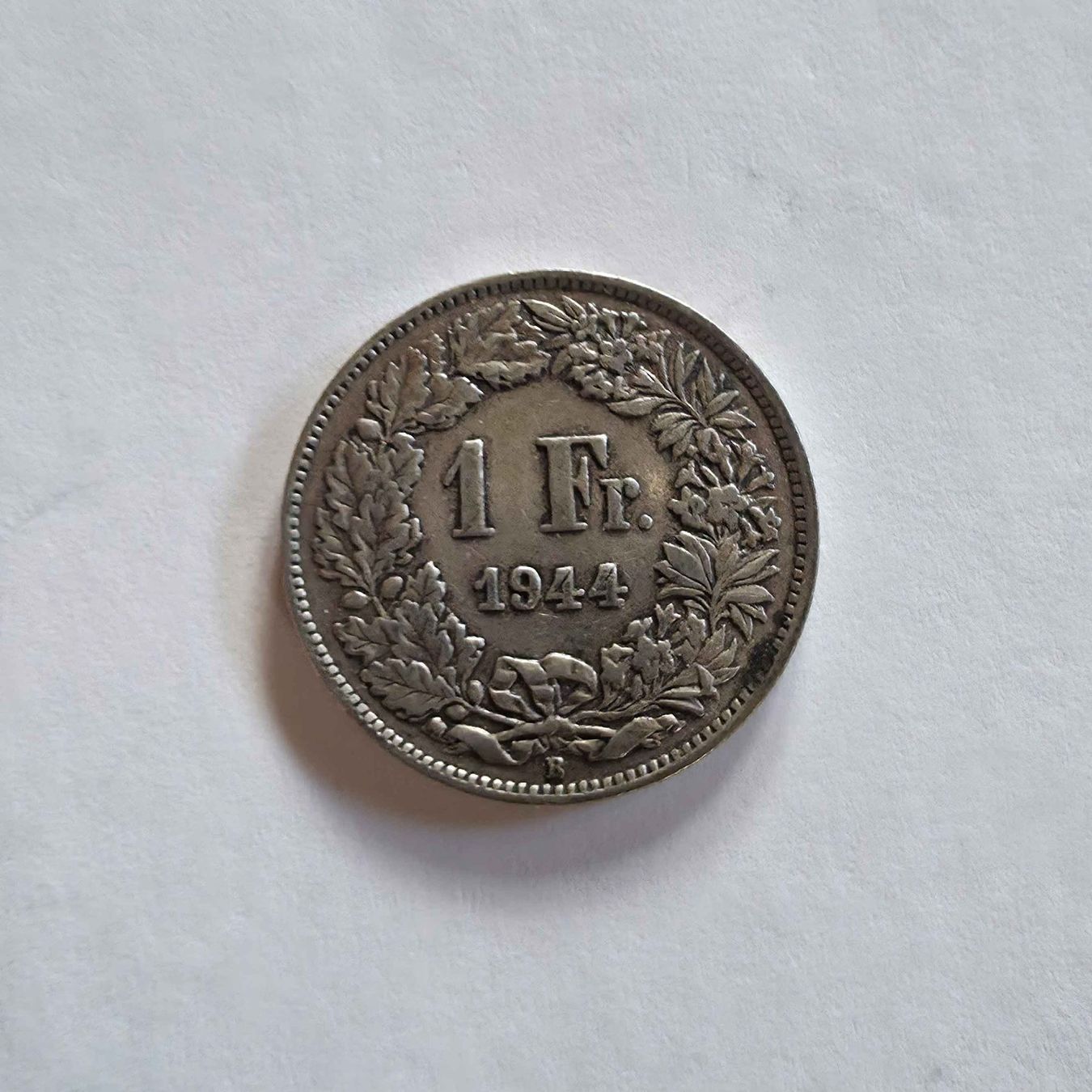 Tutti le monete: Silber-Münze 1-Franken 1944 – Usato da Filzbach venduto da Cschufi