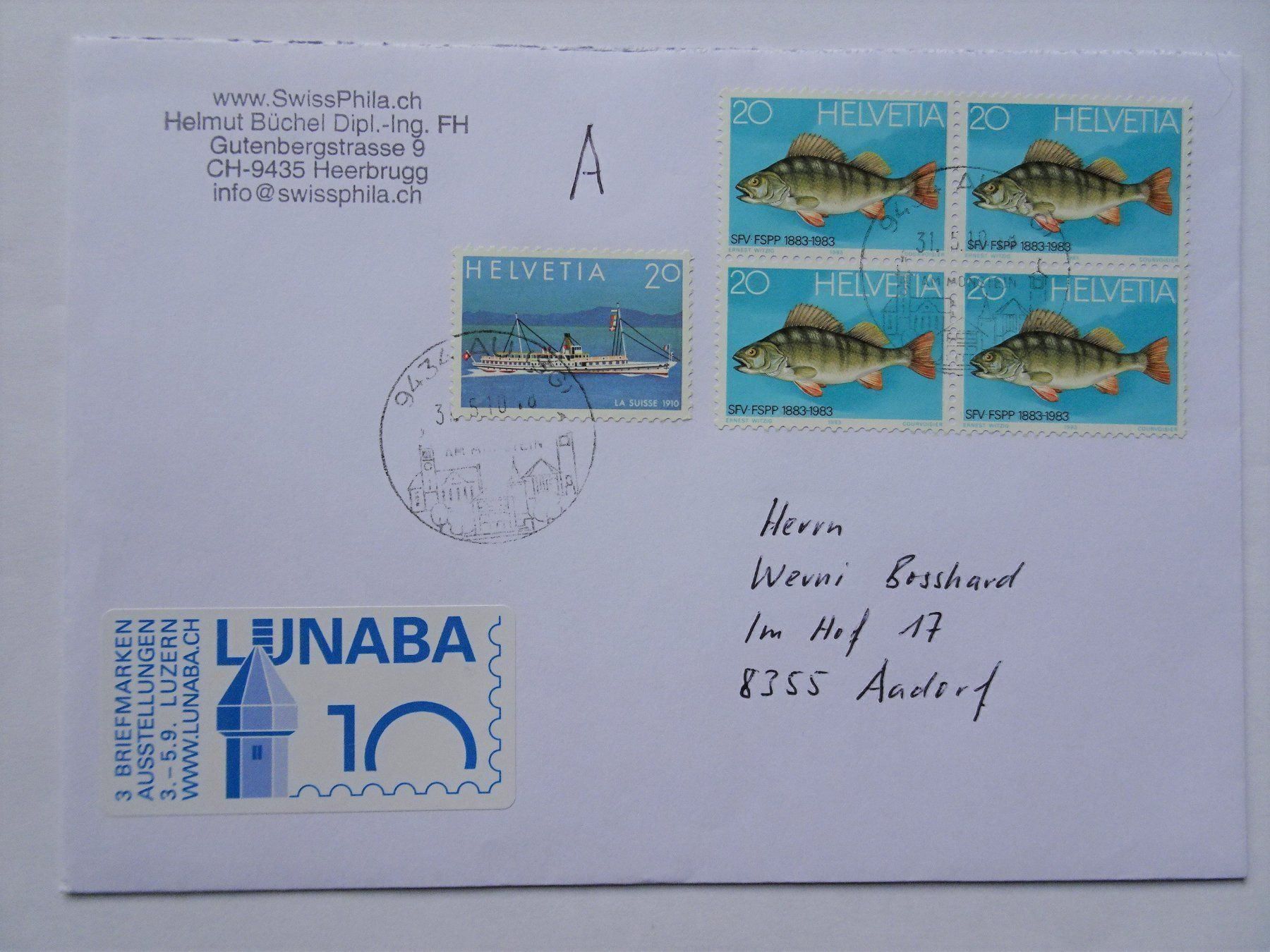 Alle Briefmarken: 1983 – Gebraucht aus Aadorf von Chnorli-Furz