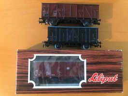 3x DB/SNCF Güterwagen