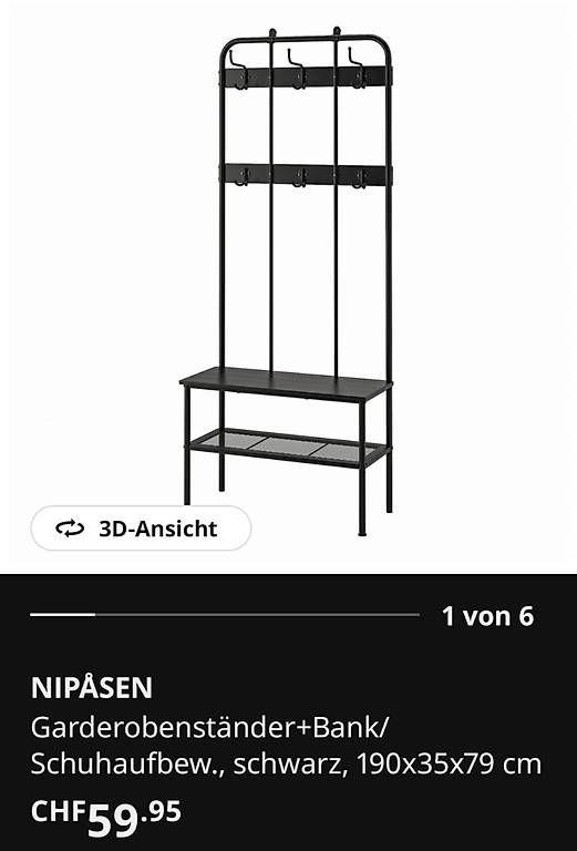 Ikea Guardaroba: Schwarze Garderobe IKEA – Usato da Reinach BL venduto da dooandgoo 4