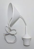 Suspension pour lampe à douille E27, blanc