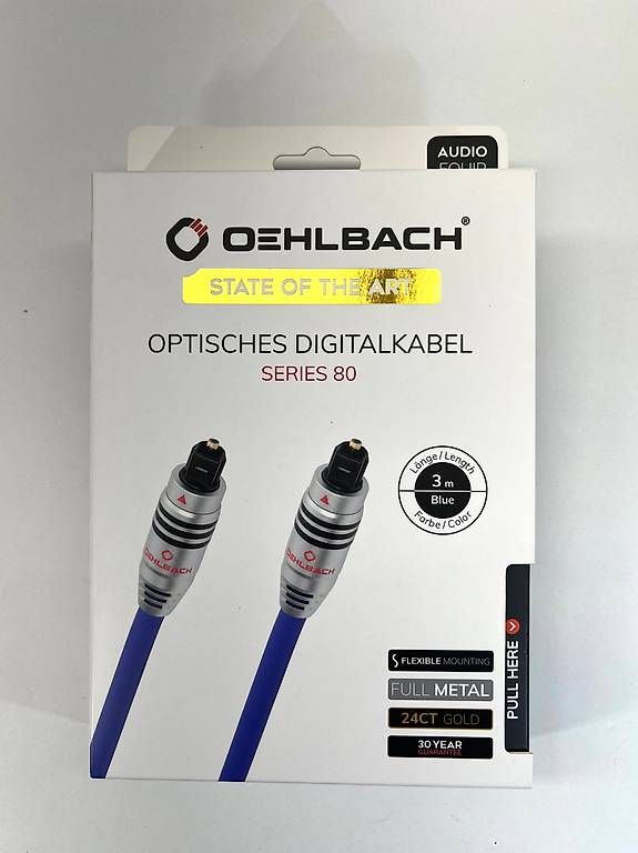 Cavi: Oehlbach Audio Optisches DigitalKabel – Usato da Zürich venduto da cutyswiss