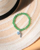 Aventurin Armband mit Federanhänger