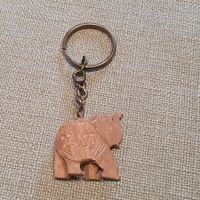 G469 - Schlüsselanhänger Holz Elefant