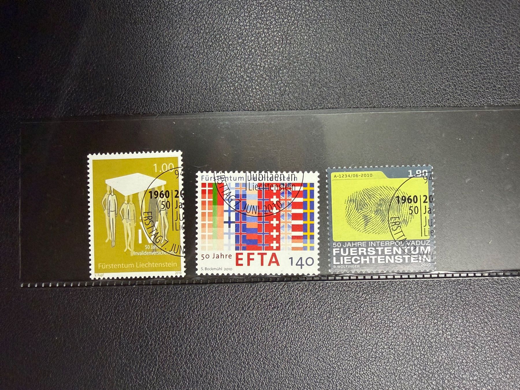 Alle Briefmarken: FL Jubiläen 2010 Serie ET gestempelt – Gebraucht aus oberrüti von jeanmei