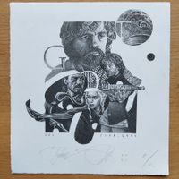 Game of Thrones - Original Lithographie Petar Chinovsky sign