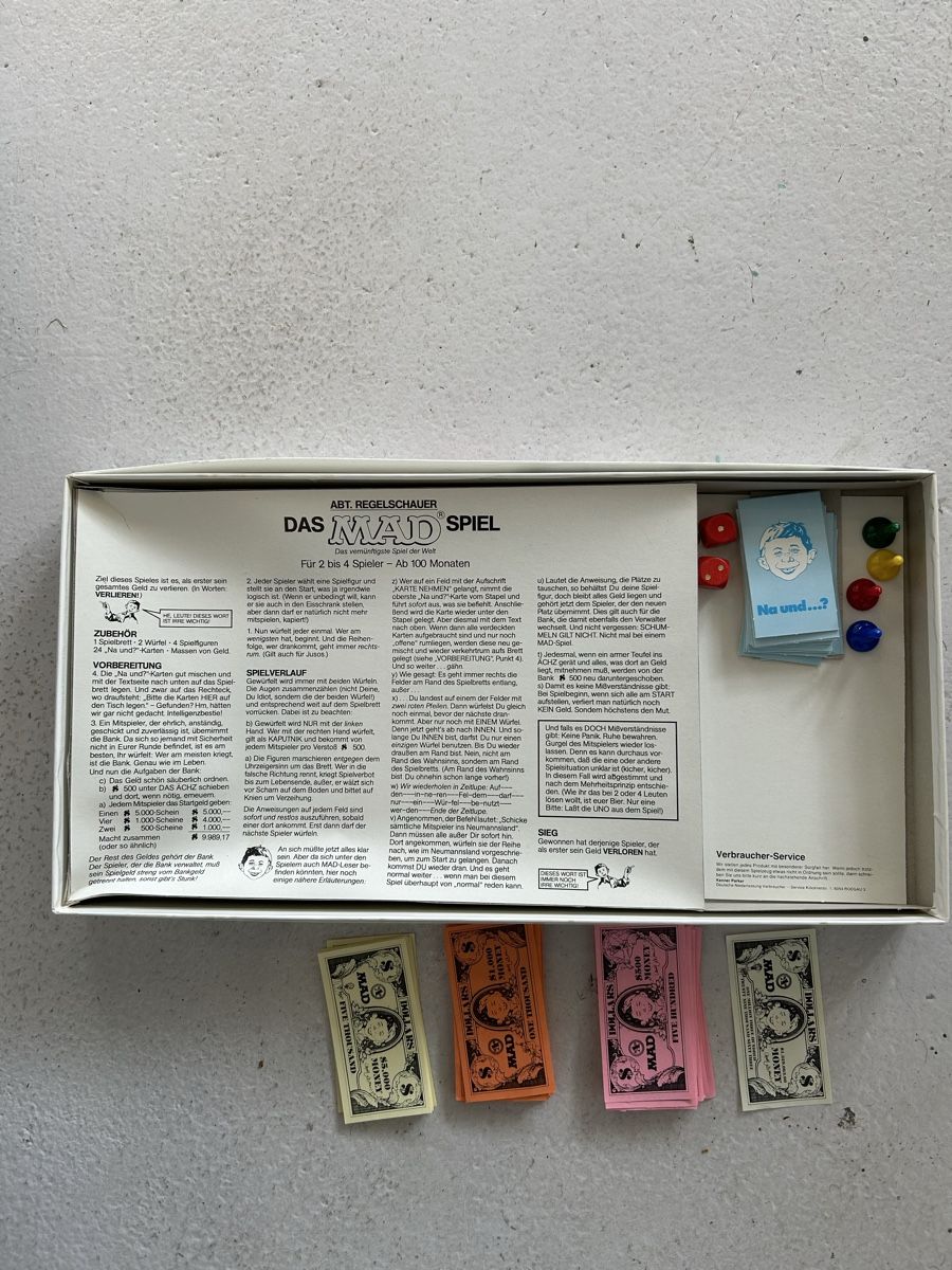 Parker Spiele: Das MAD Spiel von Parker – Gebraucht aus Bern von spraydose 1