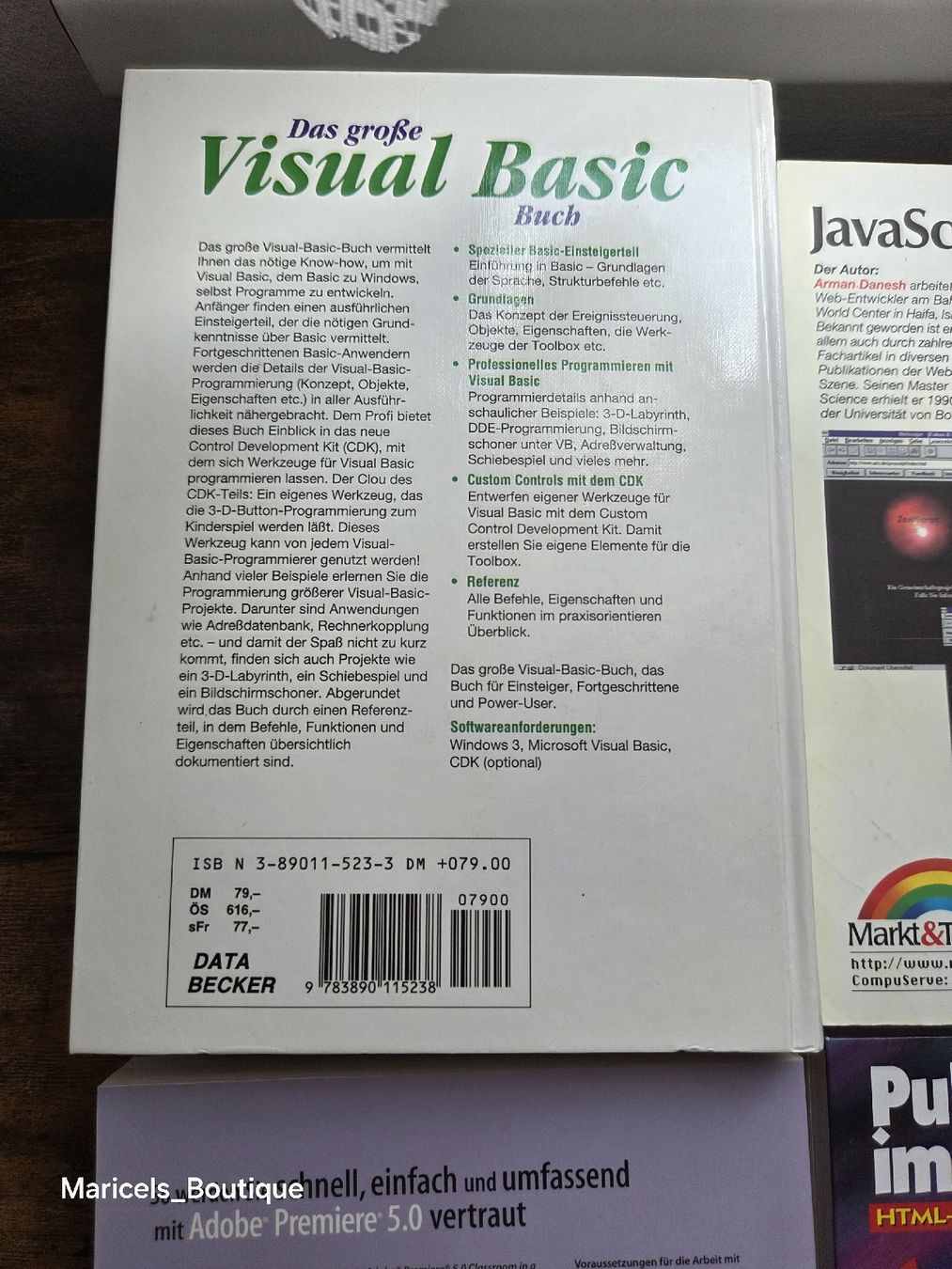 Livres: 4 Computer Books: Basic, JS, Premiere, Internet – D'occasion à Winterthur par Maricels_Boutique 7