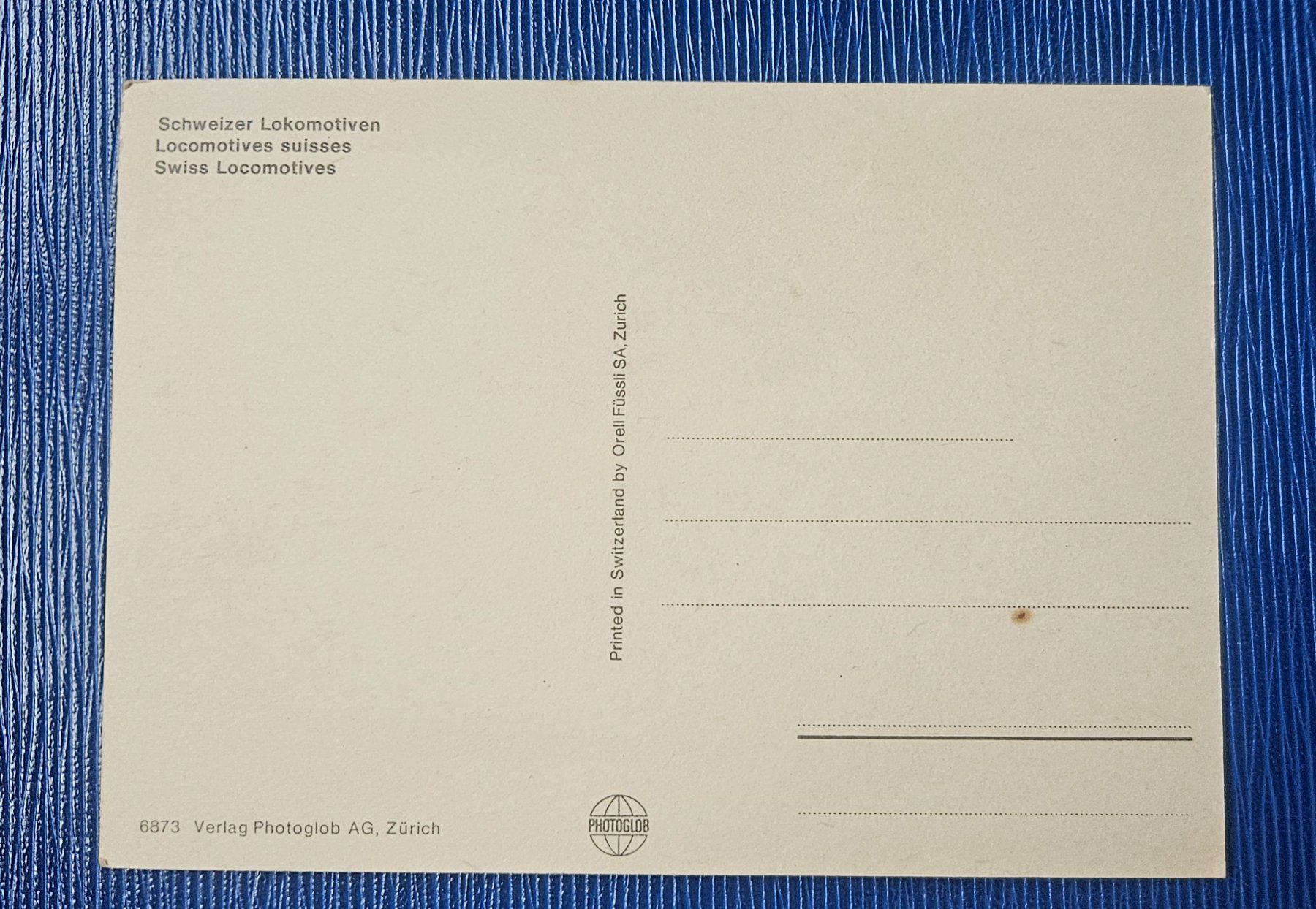 Cartoline postali: AK Schweizer Lokomotiven – Usato da Tenniken venduto da tententen30 1