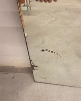 Grosser Wandspiegel (Vintage) rechteckig mit Gebrauchsspuren
