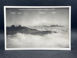 Panorama du sommet des Rochers de Naye. Alt. 2045m