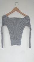 Kurzer Damen Pullover MNG Gr. M Grau