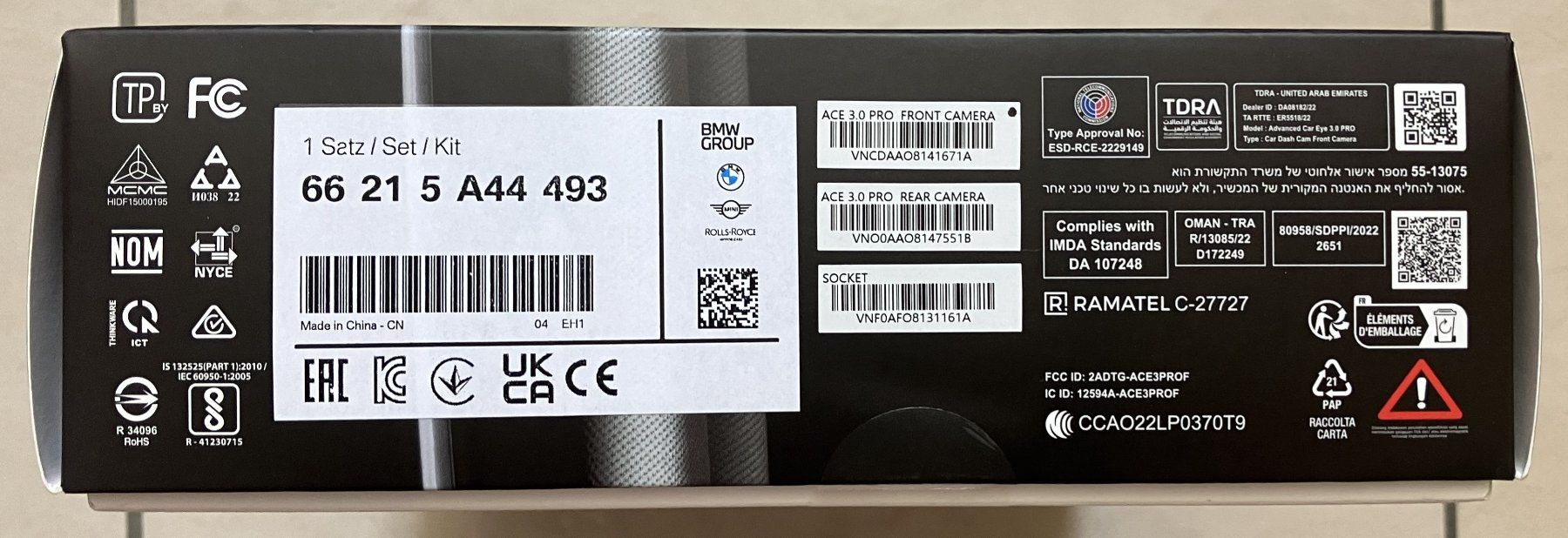Tutti pezzi di ricambio auto: Dashcam BMW Advanced Car Eye 3.0 Pro – Nuovo e nell'imballaggio originale da Schübelbach venduto da jea_5h5k 1
