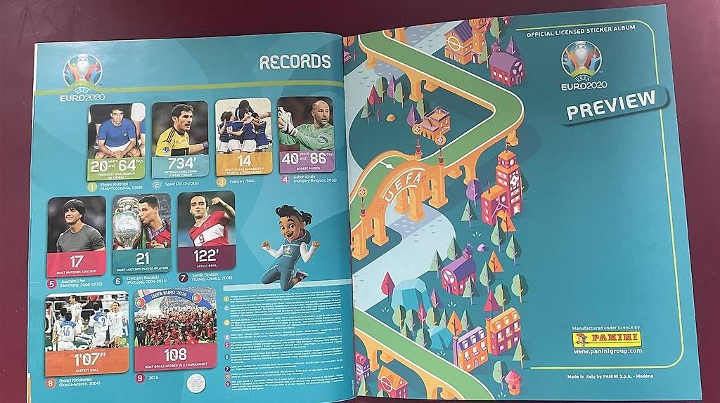 Panini Album: Panini Preview 2020 Album – Usato da Binningen venduto da Flagello 4
