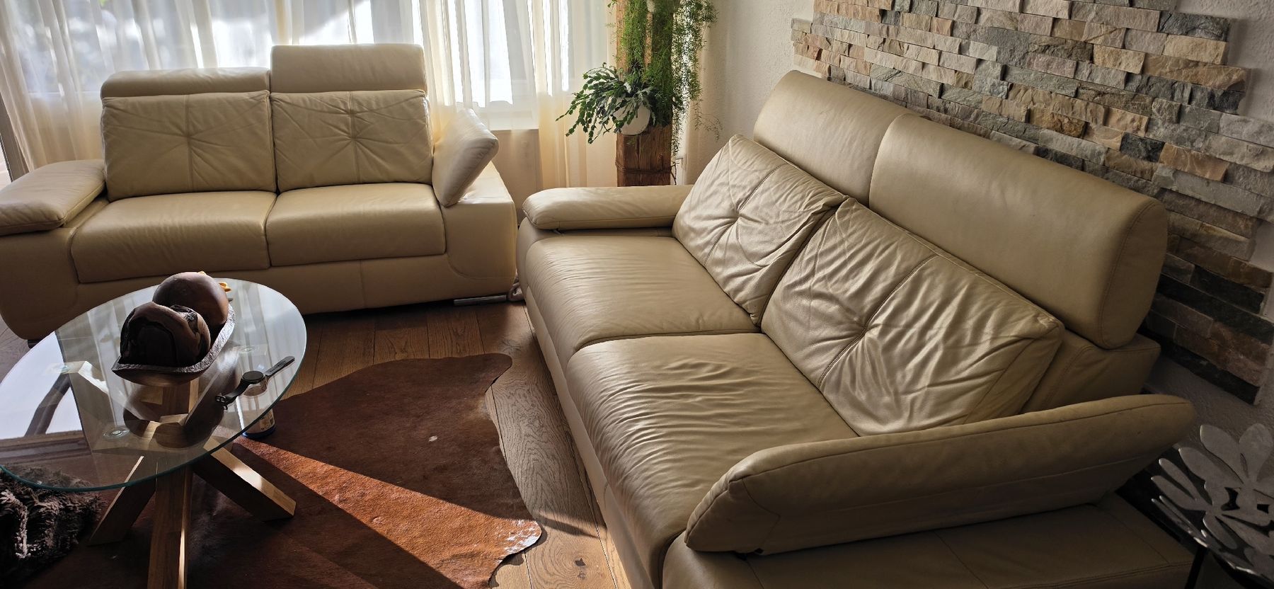 Natuzzi Divani: Leder Postelgrup von Natutzzi – Usato da Worblaufen venduto da tha_9dwb