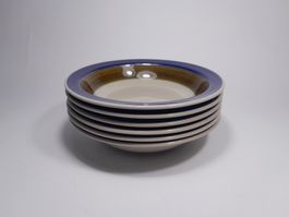 6 Vintage Suppenteller von Rörstrand - Serie Elisabetha