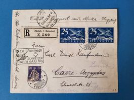 1926, Schweizer Afrikaflug nach Kairo. Gute Erhaltung siehe