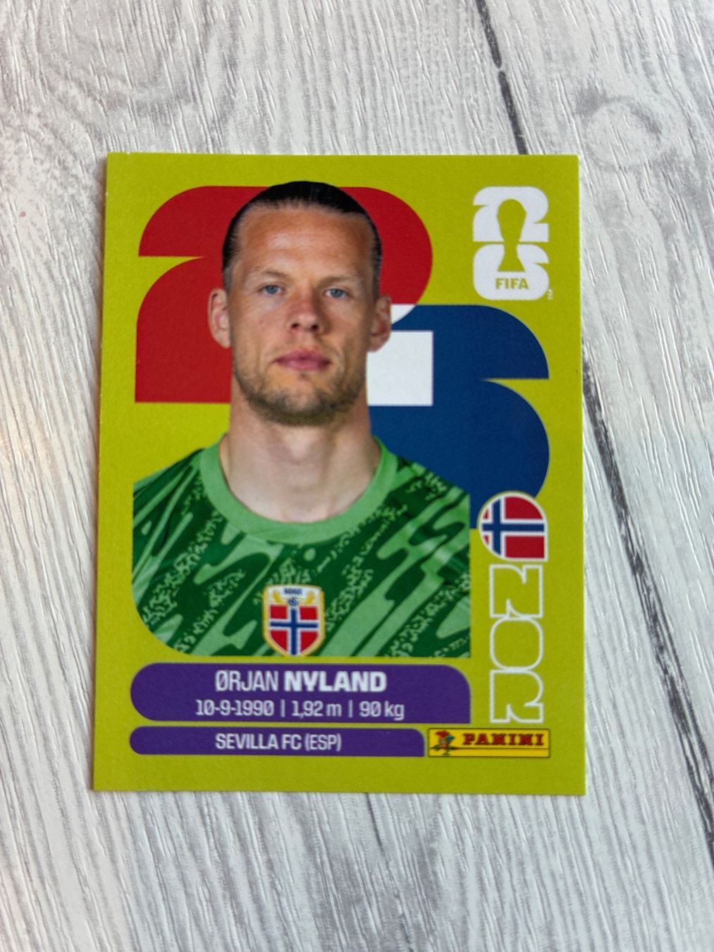 Panini Carte collezionabili: FIFA WC 2026 Orjan Nyland NOR 2 – Nuovo (secondo la descrizione) da Boll venduto da valoune01