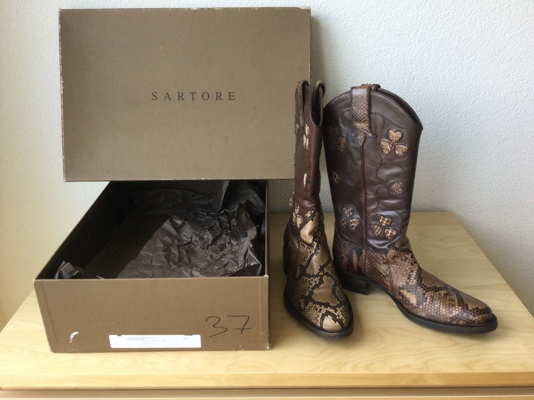 Sartore Scarpe da donna: Sartore Python Stiefel Gr 37 – Usato da Zürich venduto da VorlonShadow 3