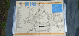 Mini BMC Zeichnung Front Suspension AKD 4265 P. 1089