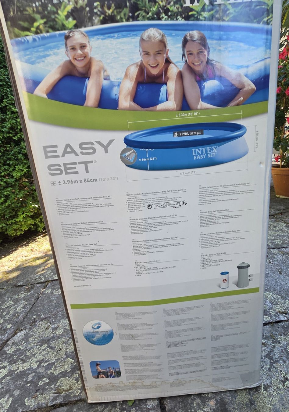 Intex Schwimmbad: INTEX Easy Set Pool 396x84 cm / aufblasbar / neu – Neu und originalverpackt aus Brugg AG von hesobrugg 2