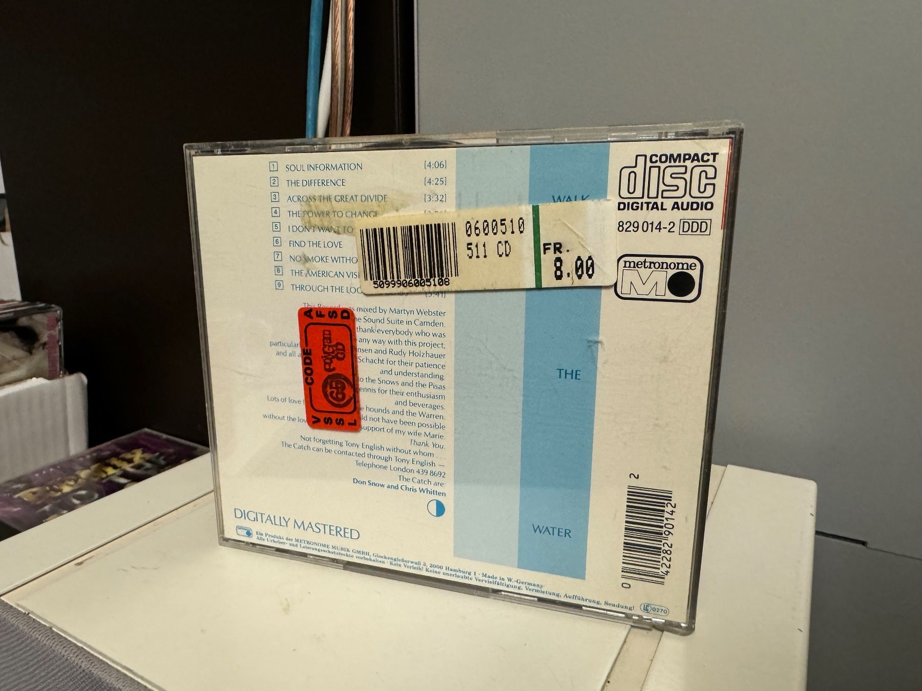 CD: The Catch - Walk the Water - HA11M – Usato da Küsnacht ZH venduto da Jazztilldawn 1