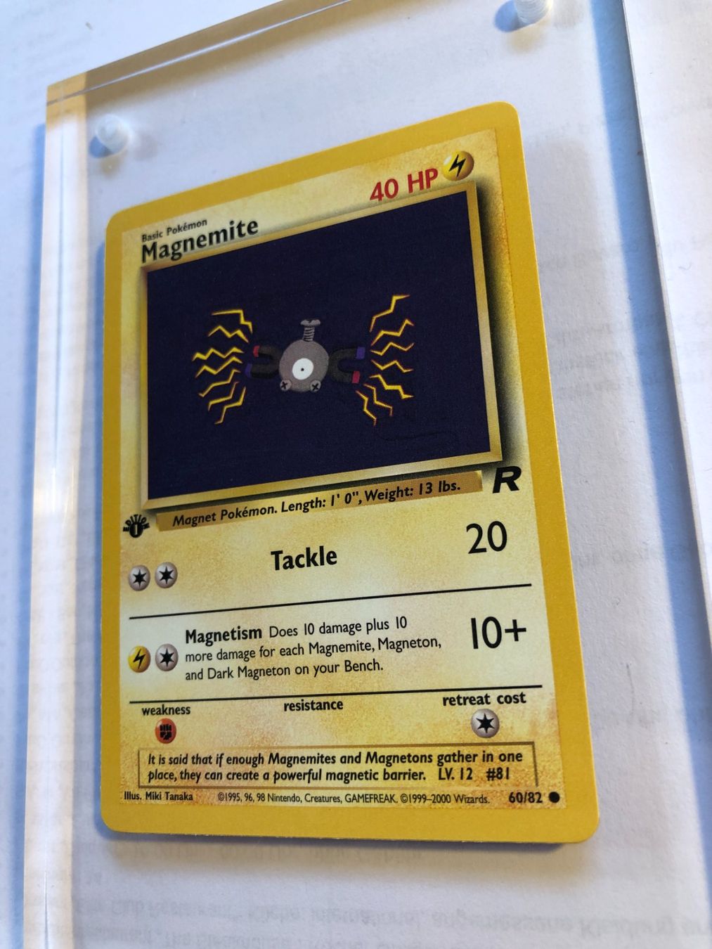 Sammelbilder & Trading cards: Magnemite 1st Team Rocket - MINT - ab 1.- – Gebraucht aus Giubiasco von dan_pr8b 2