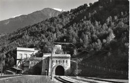 Simplon Tunnel - Nordportal bei Brig