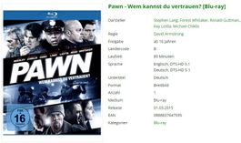 Pawn - Wem kannst du vertrauen? (Bluray)