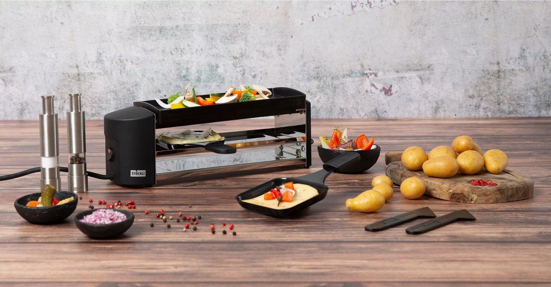 Stöckli Appareils de cuisine: STöCKLI Raclettegrill Cheeseboard Twin – Neuf (Voir description) à Kägiswil par pebart 2
