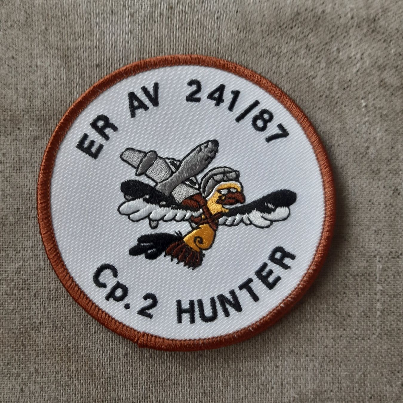 Ansichtskarten: Schweizer Luftwaffe Patch Hunter – Gebraucht aus Giffers von attila07