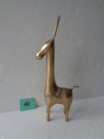 2 Messing Skulpturen Funny Donkey - Esel Maultiere