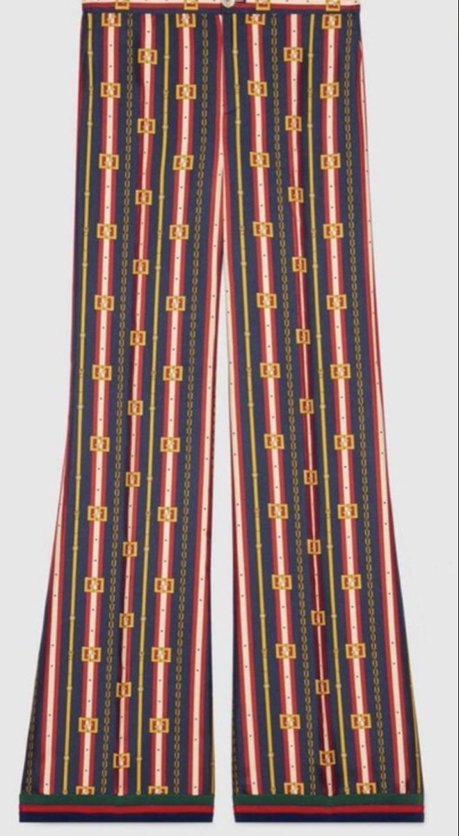 Gucci Pantalons: Authentic Gucci Striped Silk Trousers GG – Neuf (Voir description) à Zürich par sel_tvq7