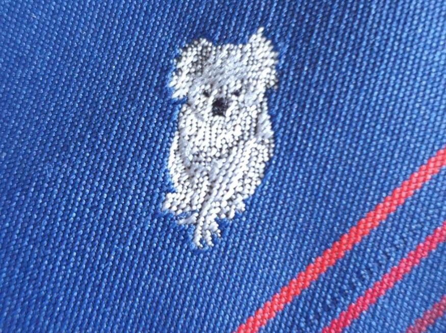 Cravatte: Krawatte dunkelblau mit gesticktem Koala – Usato da Mörschwil venduto da ren_8wdm 1