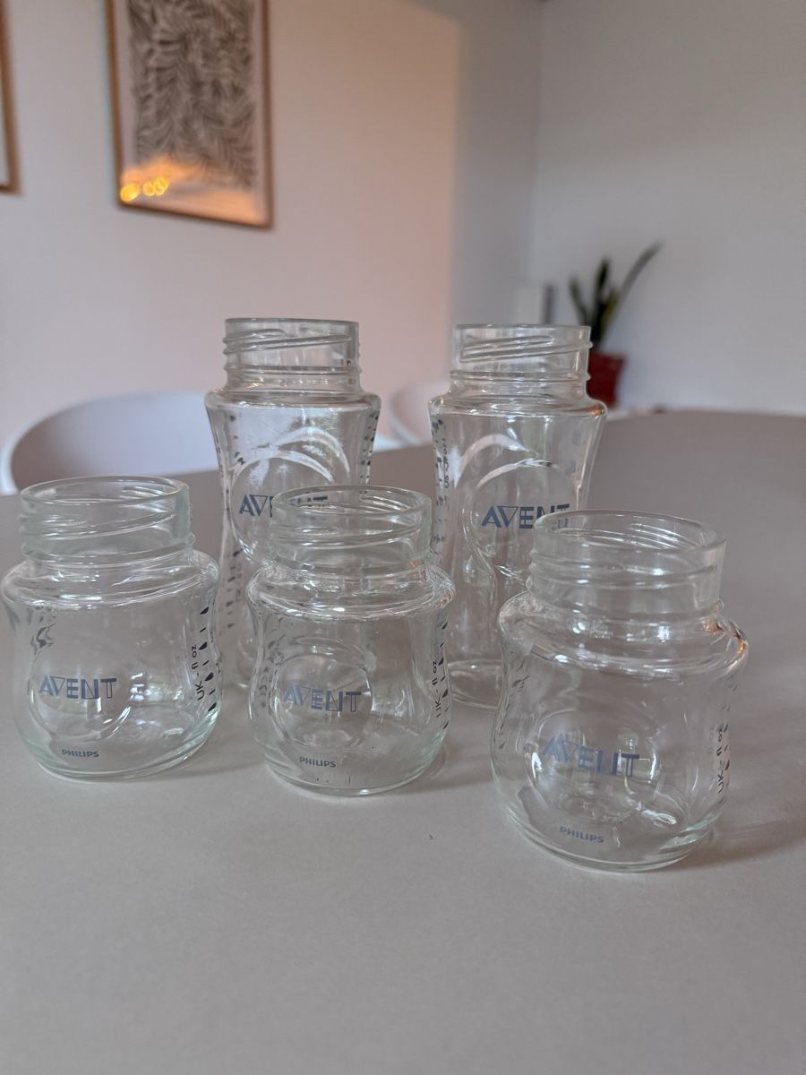 Avent Pasti del neonato: Avent Glasflaschen – Usato da Egg b. Zürich venduto da _Vival_