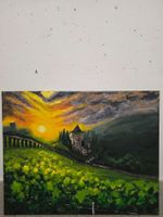 Coucher de soleil sur le château